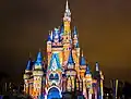 Castillo de Cenicienta de Disneyland.