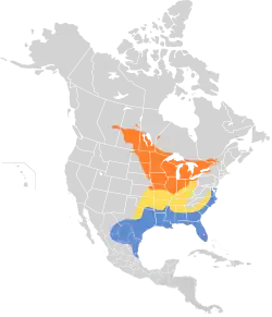 Distribución geográfica del cucarachero sabanero.