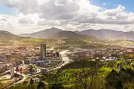 Vistas de Bilbao desde Archanda