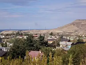 Vista de Gas del Estado y de fondo Ciudadela