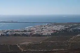 Vista desde la montaña de Arinaga.