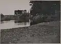 Recodo del Río Reconquista frente a Paso del Rey (1946).(Foto cedida por Apromac Paso del Rey)