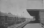 La estación en la década del 40.
