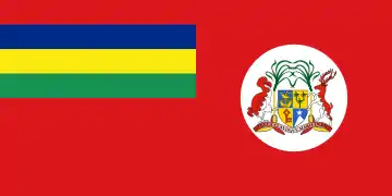 Bandera civil de Mauricio