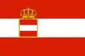 Bandera naval de Imperio austrohúngaro