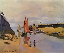 Claude Monet, Puerto de Trouville