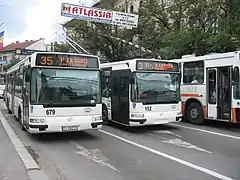Irisbus Agora bus y trolebús en Cluj-Napoca, Rumanía