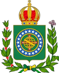 Escudo de armas Imperial durante el Segundo Reinado (1870-1889)