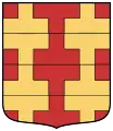 Contrapotente de gules y oro