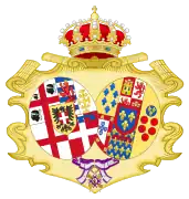 La reina María Cristina de Cerdeña