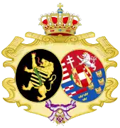 La reina María Enriqueta de Bélgica