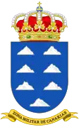 Escudo de la Zona Militar de Canarias (1984-2002)