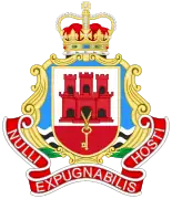 Escudo del Regimiento Real de Gibraltar.