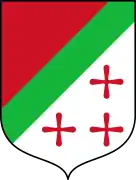 Escudo de armas del Estado de Katanga (1960-1963).