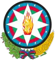 Escudo informal de la República Democrática de Azerbaiyán (1918-1921)