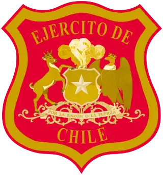Bandera del ejército de Chile