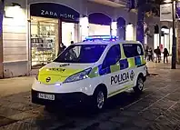 Coche de la Policía de Villanueva y Geltrú