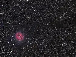 Imagen amateur de IC 5146 "Nebulosa Cocoon"