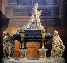 El monumento funerario está situado en la iglesia de San Eustaquio (París). Encargado por la viuda en 1685, fue diseñado por Charles Le Brun. Una de las figuras es obra de Jean-Baptiste Tuby. Se desmontó durante la Revolución, reconstruyéndose en 1818, con algunas variaciones.</ref