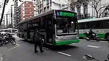 Bus en Buenos Aires.