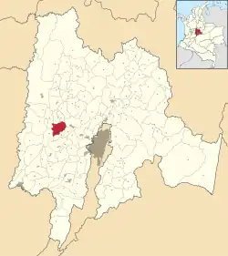 Anolaima ubicada en Cundinamarca