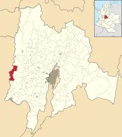 Beltrán ubicada en Cundinamarca