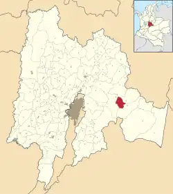 Gama ubicada en Cundinamarca
