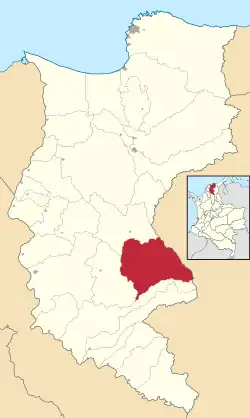 Ariguaní ubicada en Magdalena (Colombia)