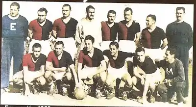 Equipo de Colón en 1950, campeón del torneo