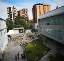 Actuales instalaciones del Colegio San Pedro Claver en Sotomayor.