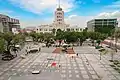 Competencia Skateboarding realizada con rampas prototipadas por ciudadanos y con sede en la Explanada Cultural de LABNL