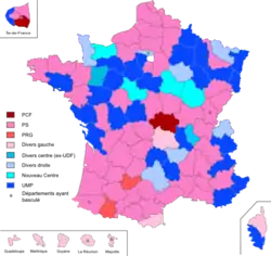 Elecciones cantonales de Francia de 2011
