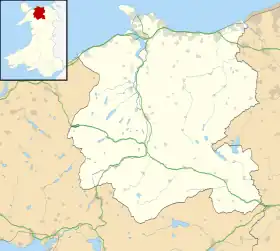 Trefriw ubicada en Conwy (autoridad unitaria)