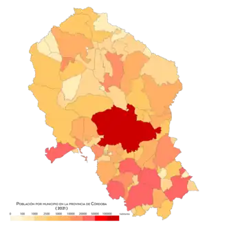 Población por municipio