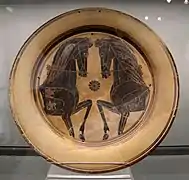 Cerámica corintia de figuras negras (siglo VI a. C.)