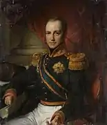 Retrato de Godert Alexander Gerard Philip, barón van der Capellen (1778-1848), c. 1816 o más.