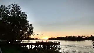 Atardecer en Costanera Paraná.