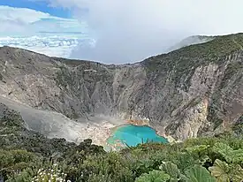 Laguna del cráter principal (2020)