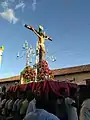 Cristo de la Agonía, procesión de San Benito de Palermo en la Iglesia de San Francisco, 2018.