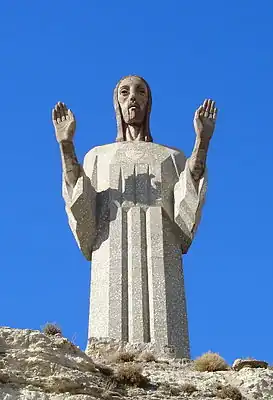 Cristo del Otero, en Palencia, España.