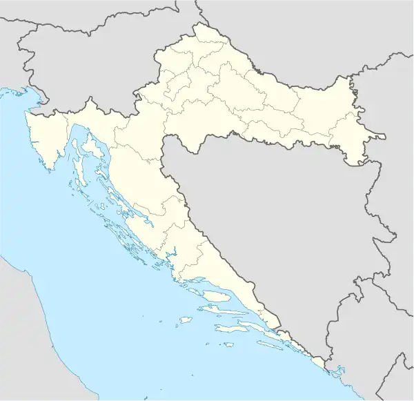 Razbojište ubicada en Croacia