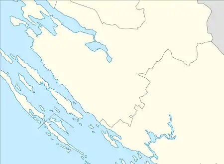 Location map of Zadar and Zadar hinterland