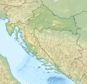 Palagruža ubicada en Croacia