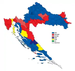 Elecciones parlamentarias de Croacia de 1990