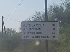 Cruce de Ruta E51 y Ruta Provincial 28.