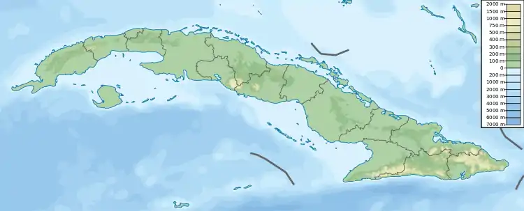 Pico Turquino ubicada en Cuba