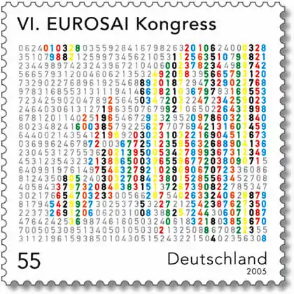 Sello postal alemán de 2005, emitido con motivo del VI Congreso en Bonn.