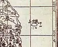 Dokdo (Usan) fue diseñado justo al lado de Ulleungdo. (1899, Corea)