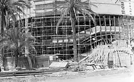 Teatro Habima en construcción 1969