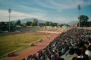 El Dasarath Rangasala Stadium fue la sede de la final.